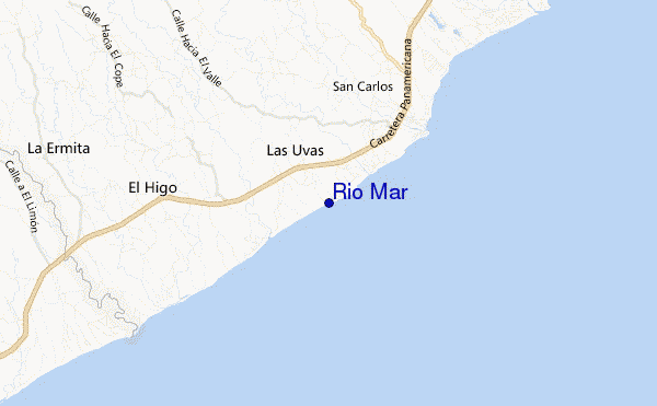 locatiekaart van Rio Mar