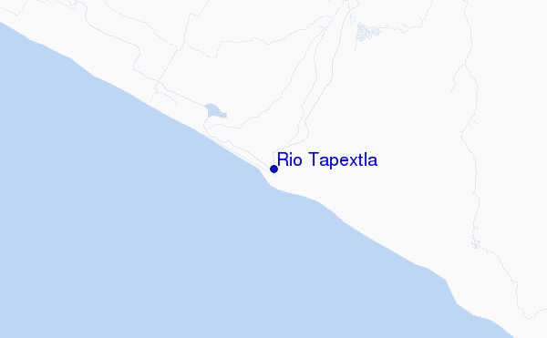 locatiekaart van Rio Tapextla