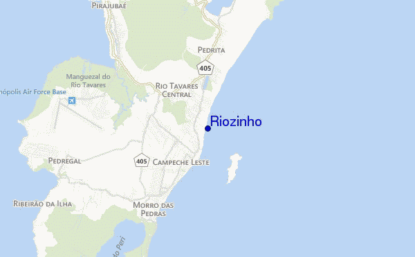 locatiekaart van Riozinho