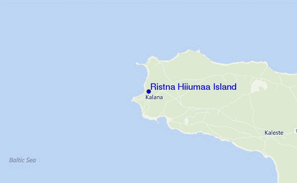 locatiekaart van Ristna Hiiumaa Island