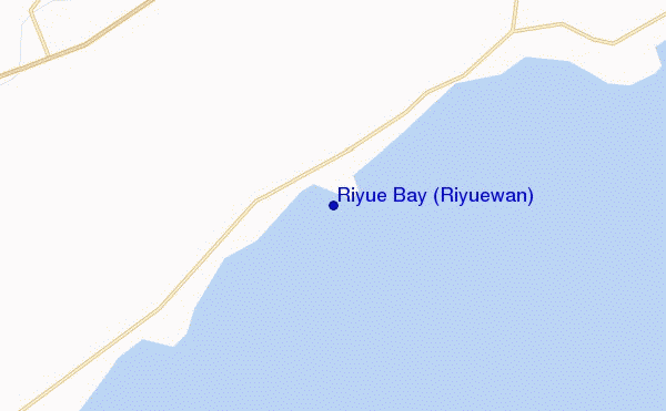 locatiekaart van Riyue Bay (Riyuewan)