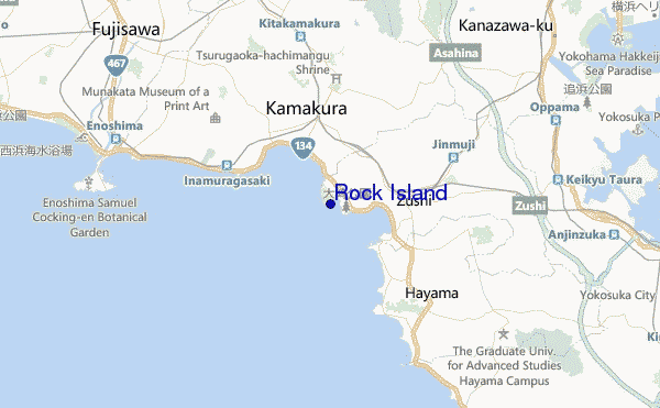 locatiekaart van Rock Island