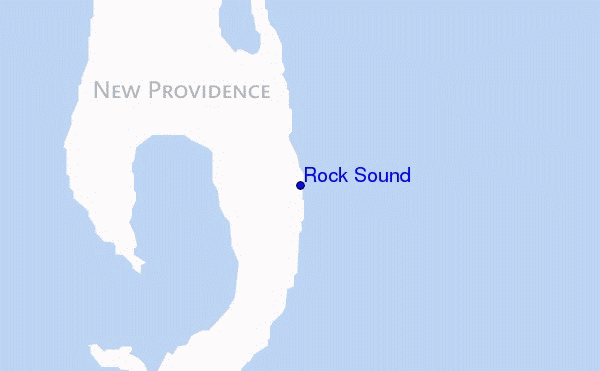 locatiekaart van Rock Sound