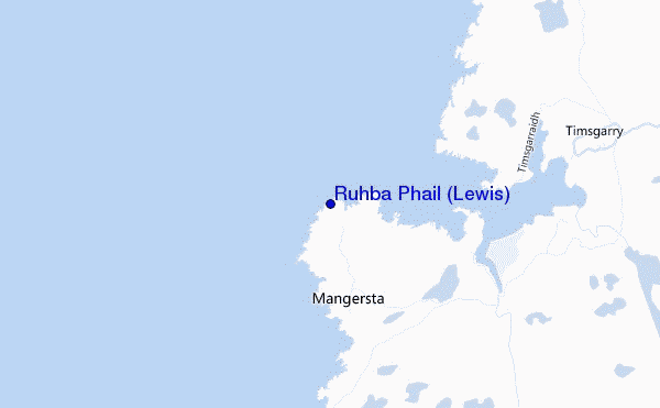 locatiekaart van Ruhba Phail (Lewis)