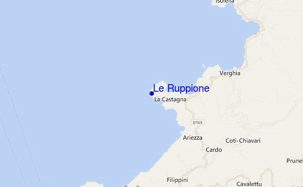 locatiekaart van Le Ruppione