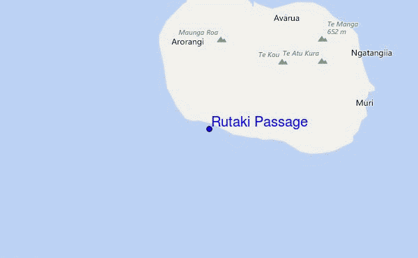locatiekaart van Rutaki Passage