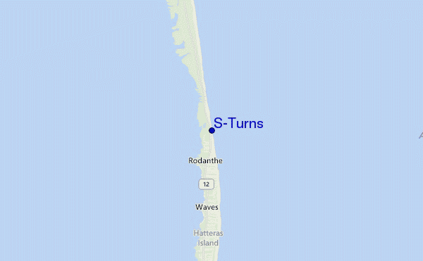 locatiekaart van S-Turns