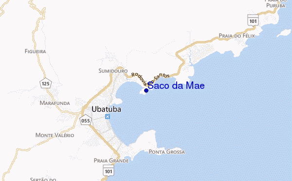 locatiekaart van Saco da Mãe