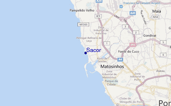 locatiekaart van Sacor