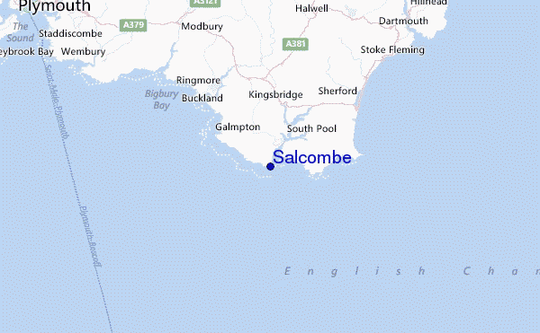 Salcombe Location Map