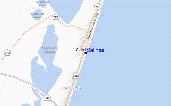 locatiekaart van Salinas