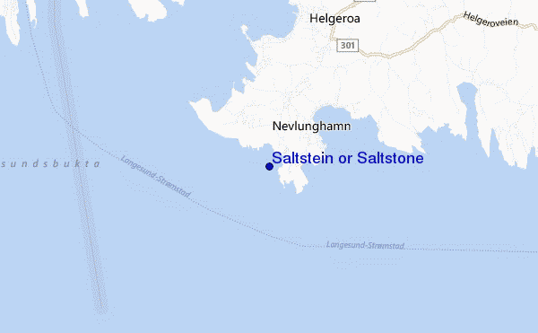 locatiekaart van Saltstein or Saltstone