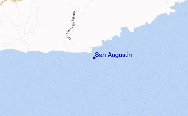 locatiekaart van San Augustin