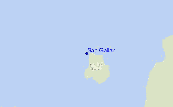 locatiekaart van San Gallan