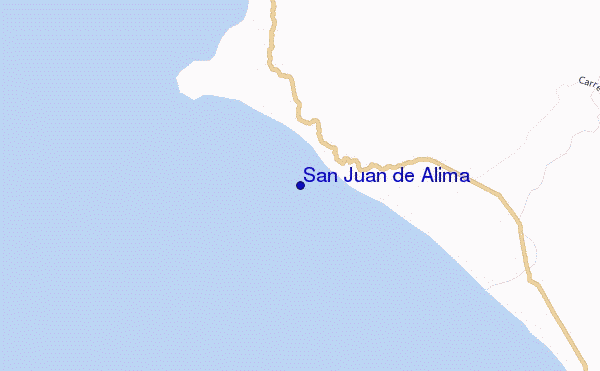 locatiekaart van San Juan de Alima