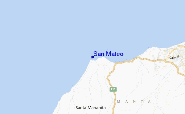 locatiekaart van San Mateo