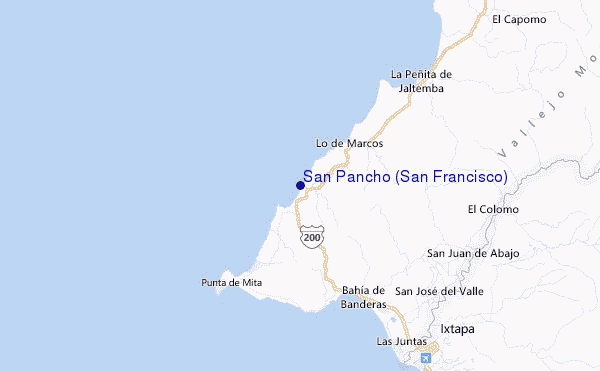 San Pancho (San Francisco) Location Map