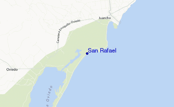 locatiekaart van San Rafael