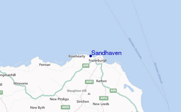 Sandhaven Location Map