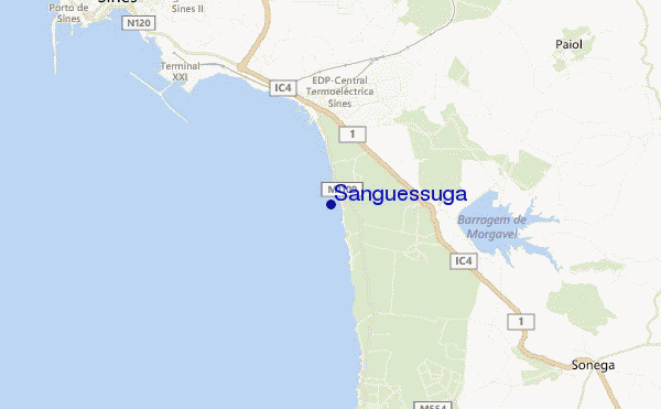 locatiekaart van Sanguessuga