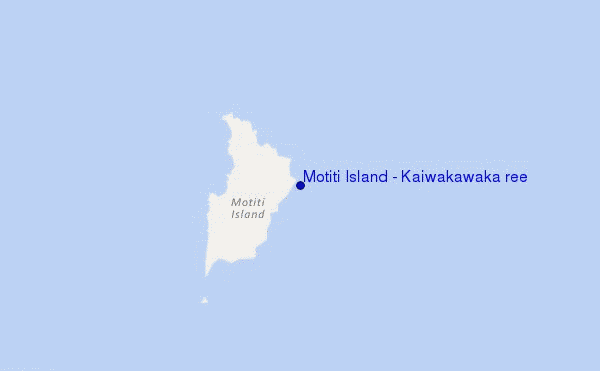 locatiekaart van Motiti Island - Kaiwakawaka ree