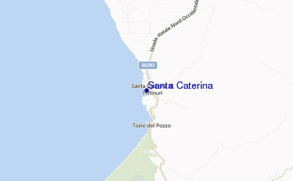 locatiekaart van Santa Caterina
