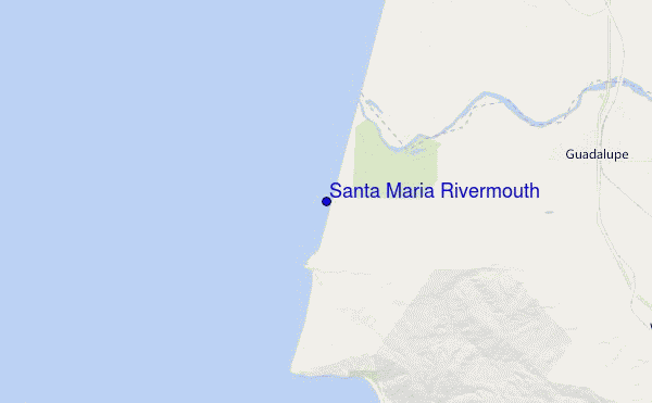 locatiekaart van Santa Maria Rivermouth