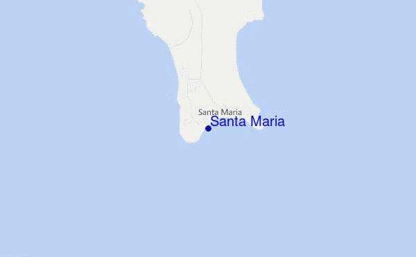 locatiekaart van Santa Maria