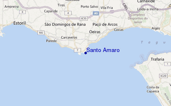 locatiekaart van Santo Amaro