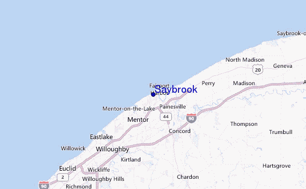 Saybrook Location Map