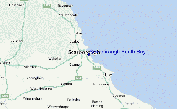 Scarborough South Bay Location Map