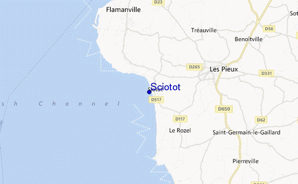 locatiekaart van Sciotot