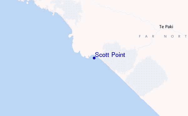 locatiekaart van Scott Point