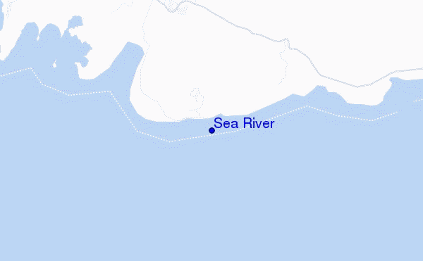 locatiekaart van Sea River