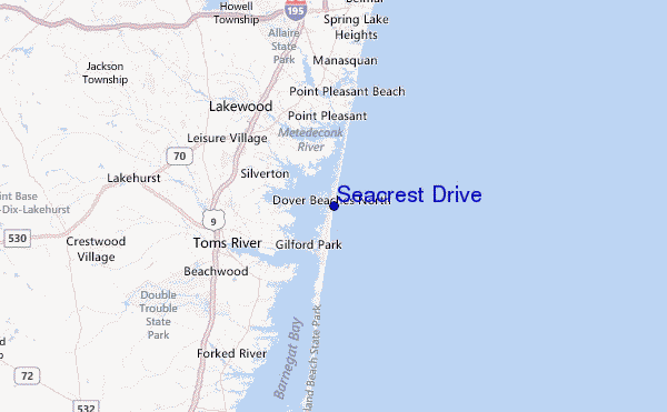 Seacrest Drive Location Map