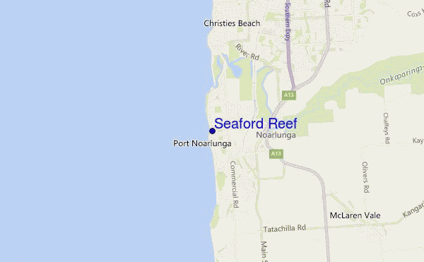 locatiekaart van Seaford Reef