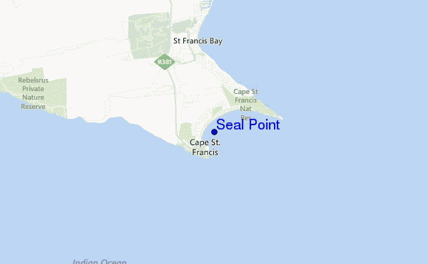 locatiekaart van Seal Point