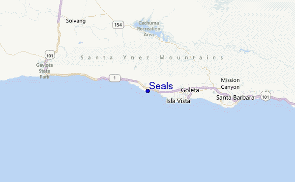 Seals Location Map