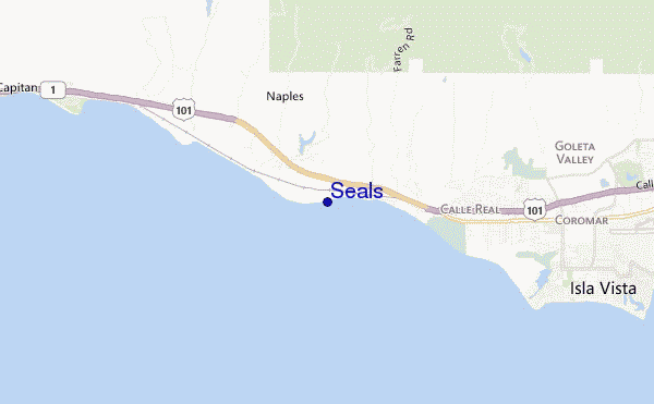 locatiekaart van Seals
