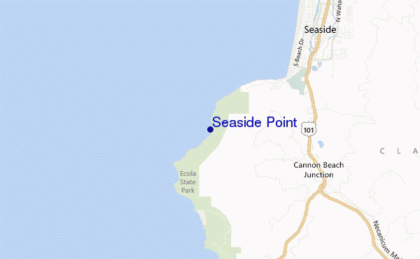 locatiekaart van Seaside Point
