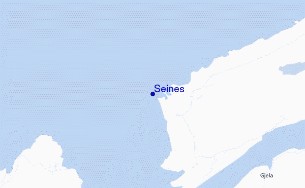 locatiekaart van Seines