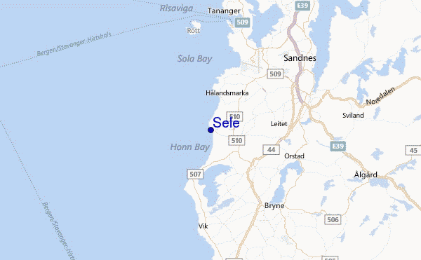 Sele Location Map