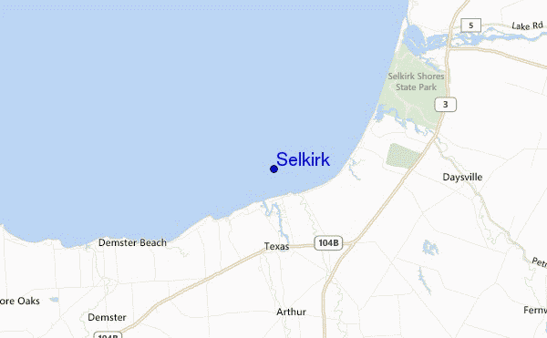 locatiekaart van Selkirk