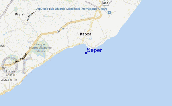 locatiekaart van Seper
