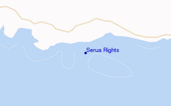 locatiekaart van Serua Rights