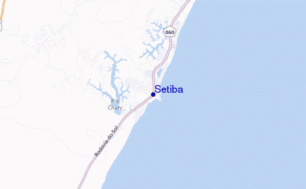 locatiekaart van Setiba
