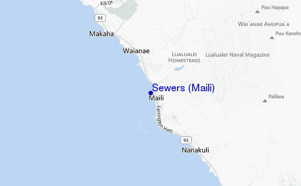 locatiekaart van Sewers (Maili)