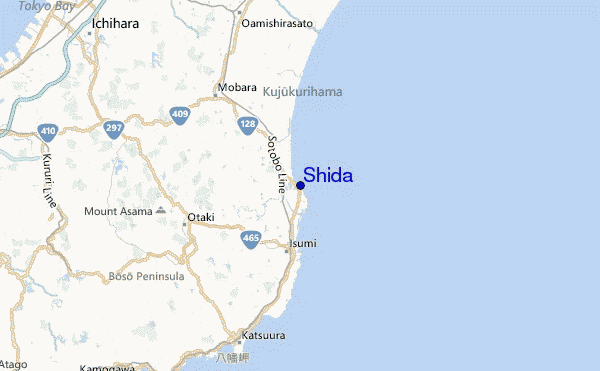 Shida Location Map