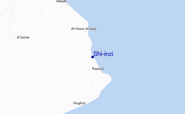 locatiekaart van Shi-inzi