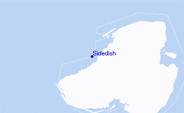 locatiekaart van Sidedish